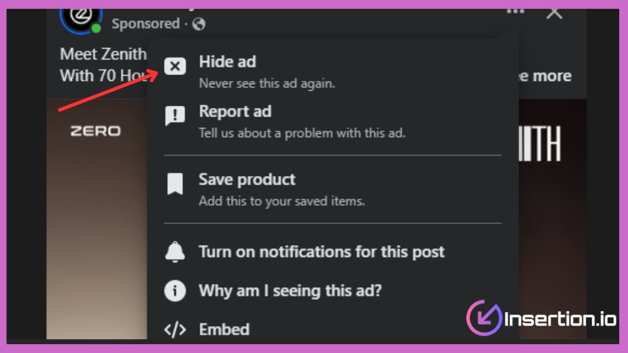 Hide ads